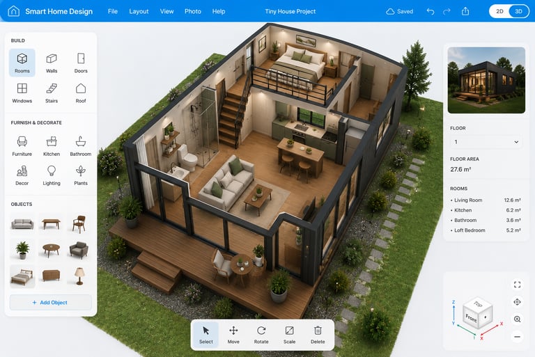tiny house 3D planner