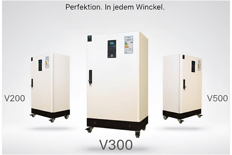 Lotus Plasma Therme Modelle V200, V300 und V500 – energieeffiziente Heizsysteme mit modernem Design