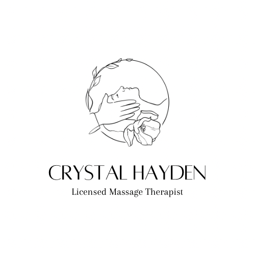 Crystal Hayden logo massage therapist 