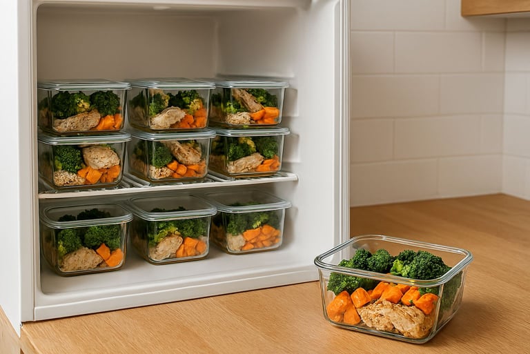 Meal prep saudável para emagrecimento natural eficiente