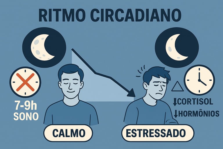 `Impacto da privação de sono nos hormônios do apetite` 