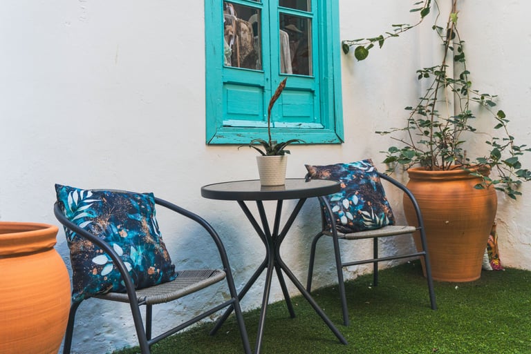 Zona chill out Ghaliaria Moda Costa Blanca