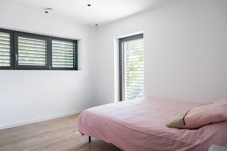 chambre moderne rose