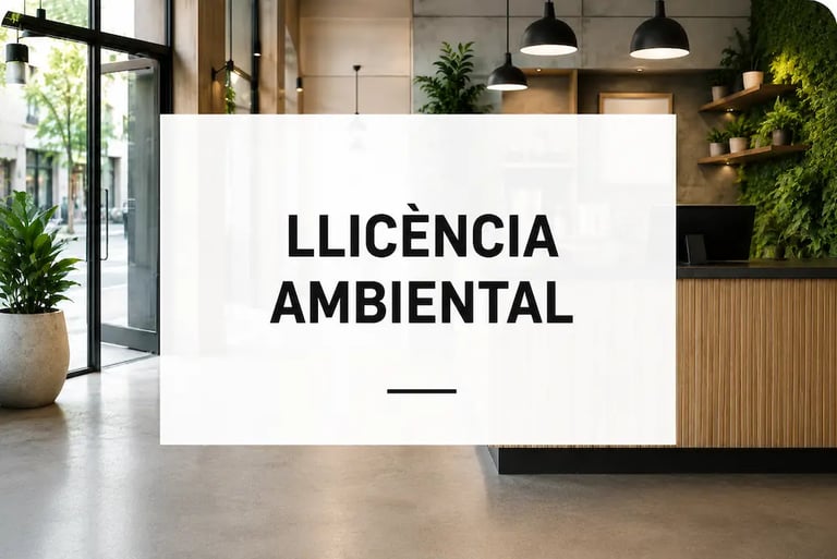 llicencia ambiental obrir negoci local