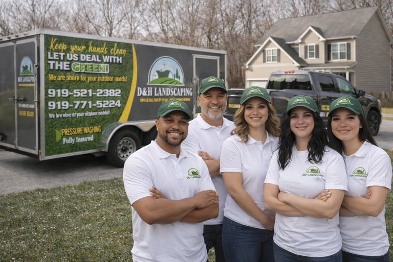D&H Landscaping professional lawn care team serving Garner NCand the Triangle area in North Carolina
