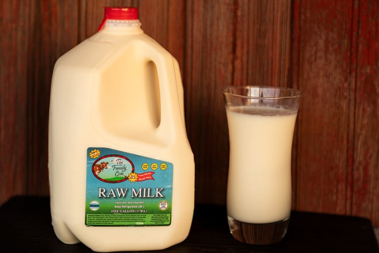 Raw milk nutrition facts