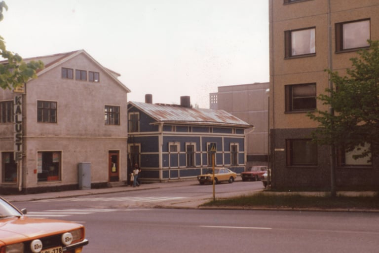 Old brewery building on Valtakatu, Kemi, Lapland