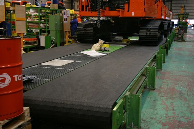 Heavy-duty conveyor system project