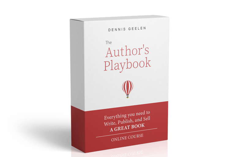 The Author’s Playbook course graphic – nonfiction book writing course for solopreneurs