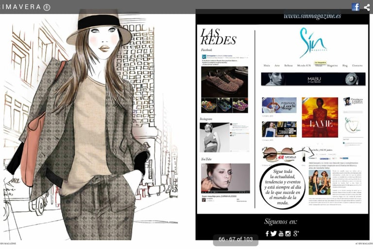 Editorial Magazine Feature about Artist And Fashion Illustrator Sonya Parra