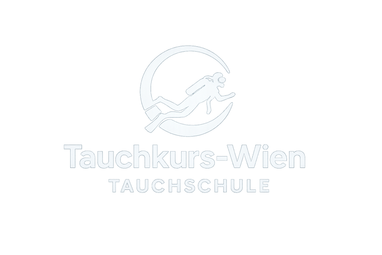 Tauchkurs Wien Weiss Logo