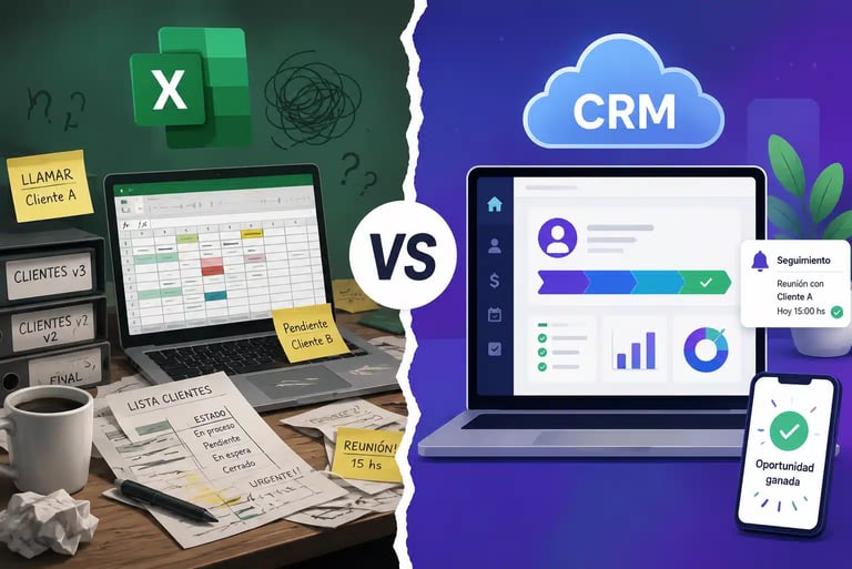 4WGlobal CRM vs Excel