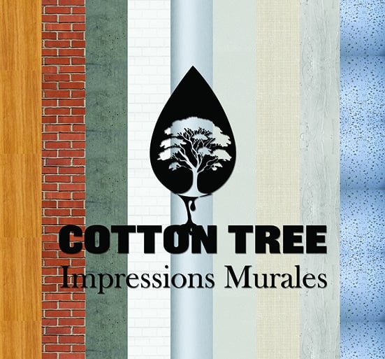 Impression murale, impression sur murs, brique, toile, BA13, verre, bois
