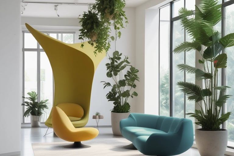 Bright living room with modern inventory
