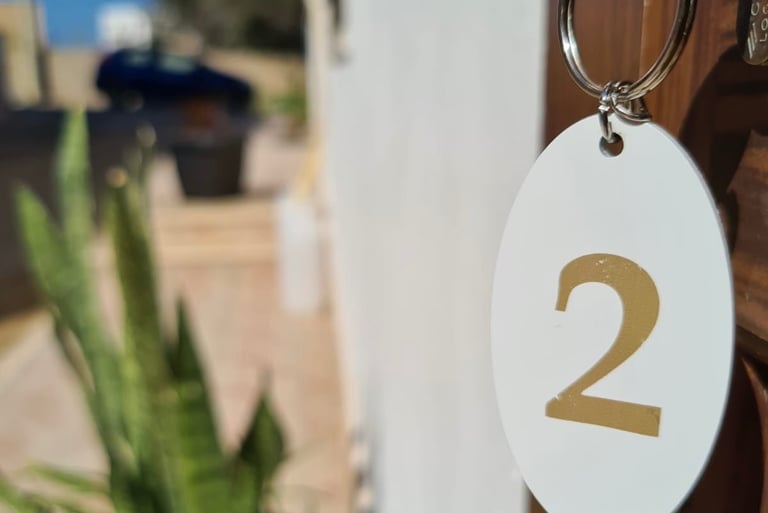 a door handle keychain with a keychain and a keychain