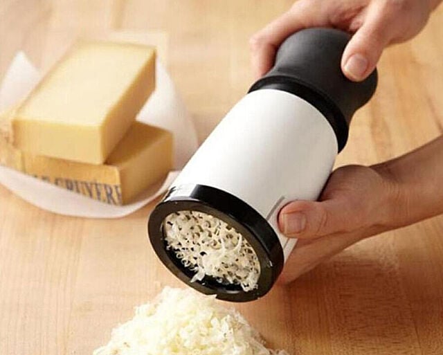 Hand Rotary Kitchen Cheese Mill Grater Slicer Fine Coarse Kitchen Tool
