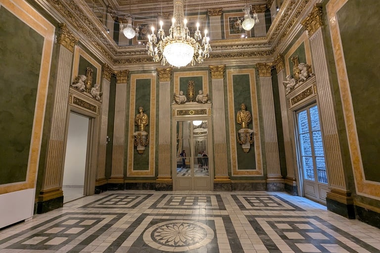 Inside the Picasso Museum in Barcelona