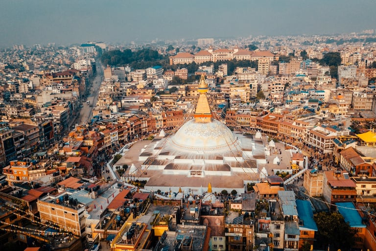 Kathmandu using AI travel suggest
