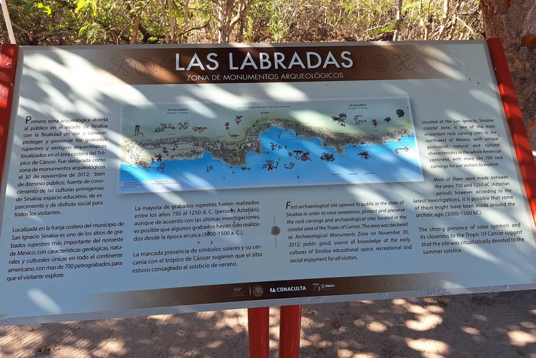 Las Labradas Trail Map