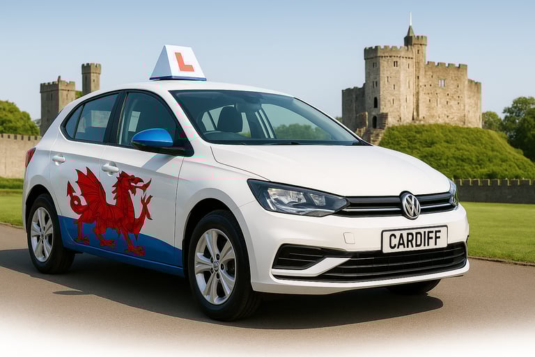 Cardiff Driving School Car Cardiff Castle