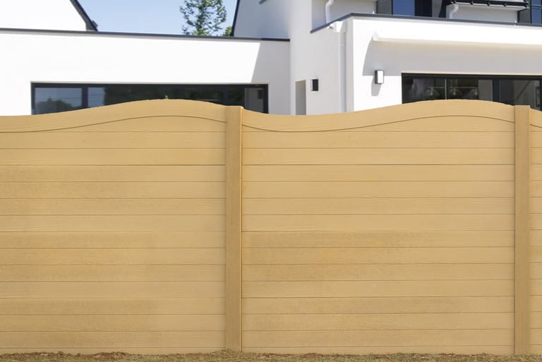 Clôture décorative béton design gamme eau
