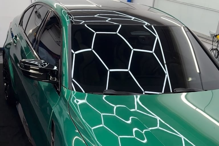 50% VLT tint on BMW M3 in Livermore, CA.