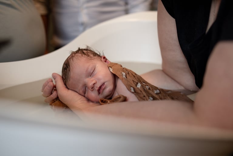 Bain thalasso bébé photo