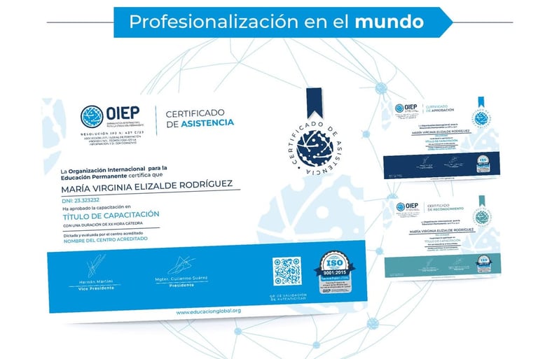 certificación internacional OIEP