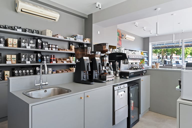 intérieur boutique café rouen