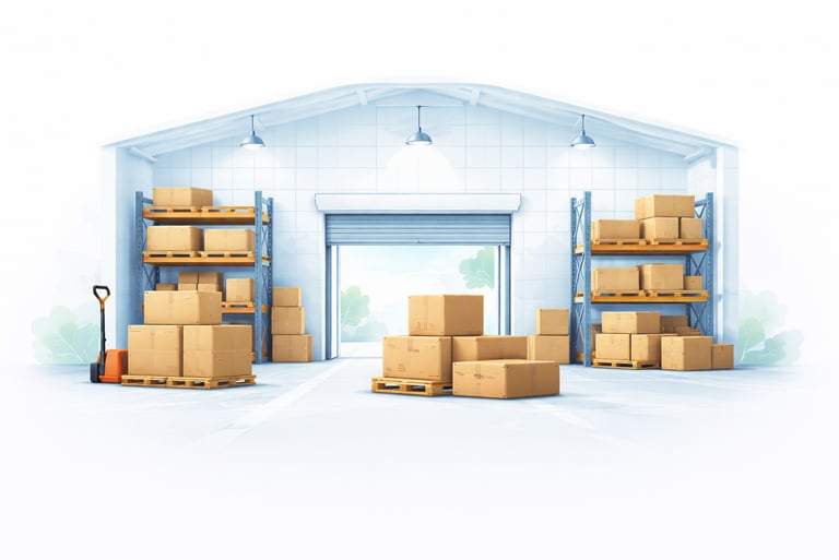 bodega para una mudanza intenacional