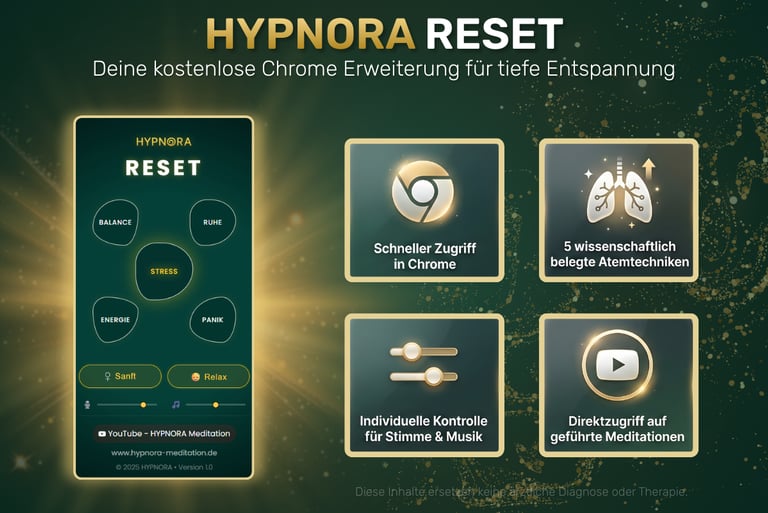 Hypnora Reset - Gratis Atemübungen für den Browser