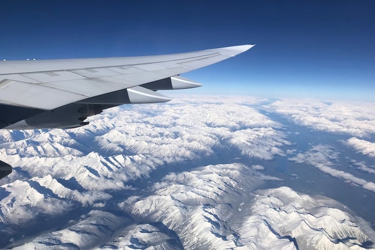 Rocky Mountains Flugzeug Hawai'i Annerschtwo