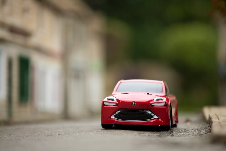 Hydrogen-powered radio controller car