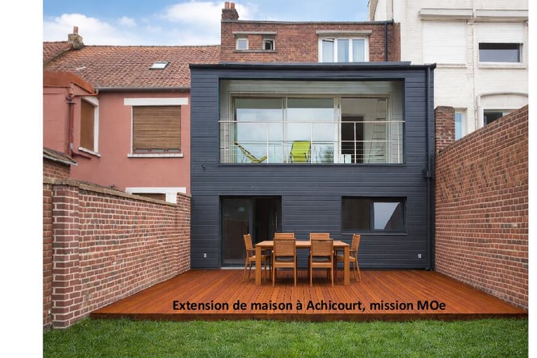 extension de maison à Achicourt