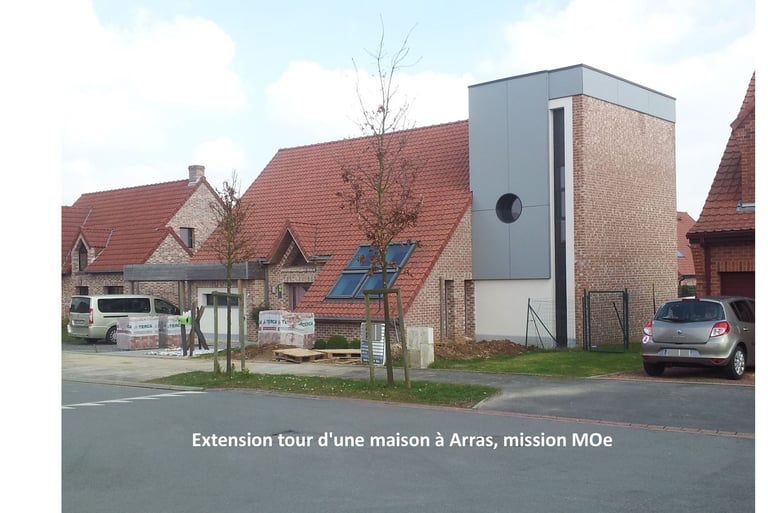 extension tour d'une maison à Arras