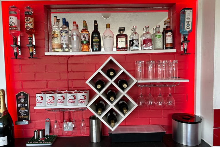 Hospitality bar and spirits
