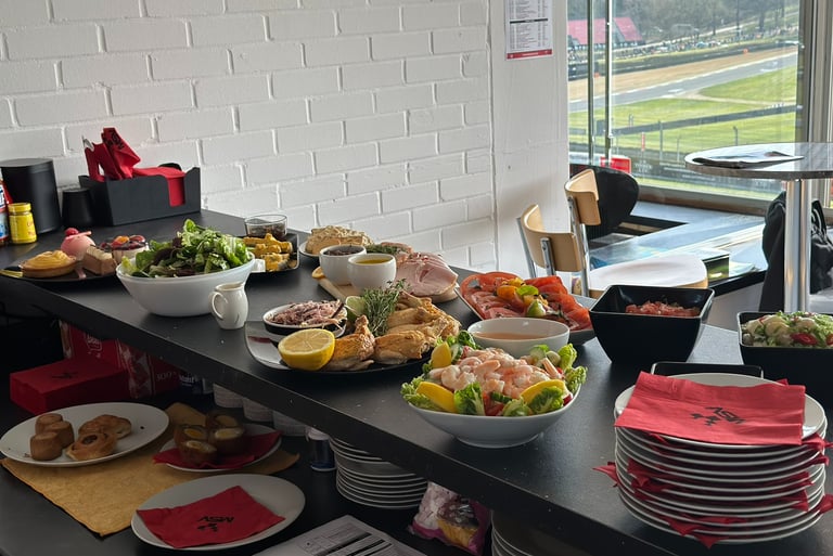 Lunch buffet hospitality