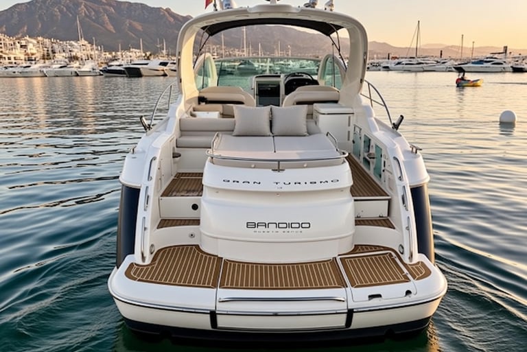 popa del barco fairline targa 48 banus