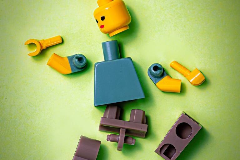 disassembled lego man, Legacy Consulting Solutions Services