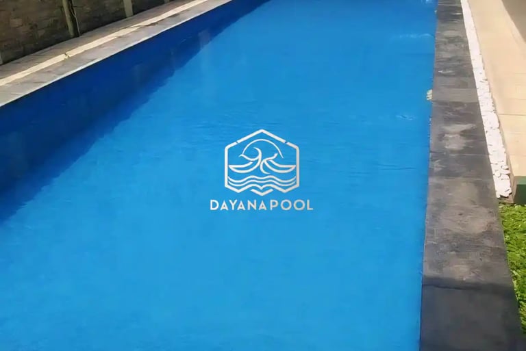 kolam renang sederhana yang cantik dan fungsional