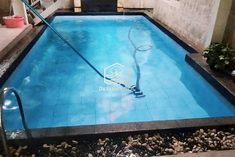 perawatan kolam renang oleh tim dayanapool