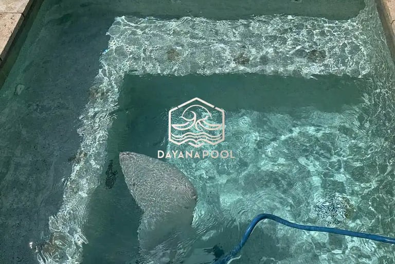 kolam renang batu alam hujau garapan dayanapool
