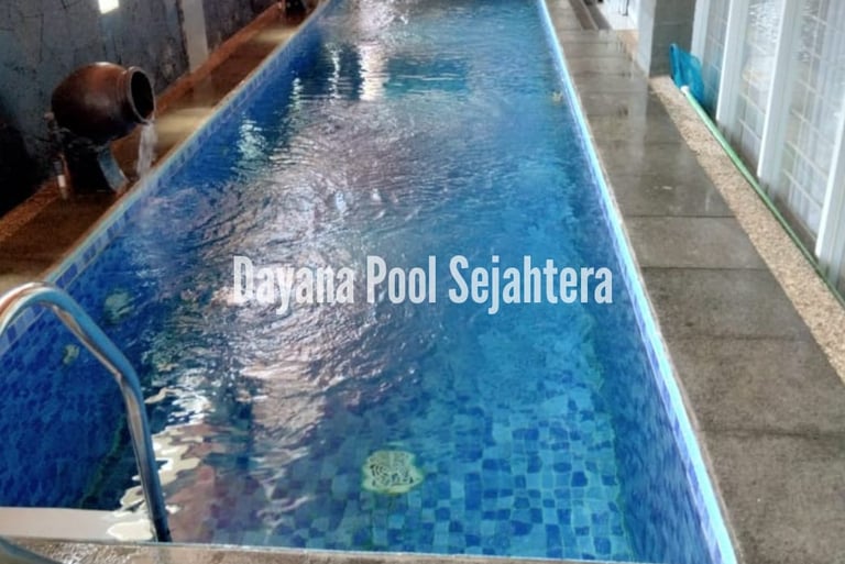 kolam renang minimalis dan sederhana cocok untuk lahan terbatas