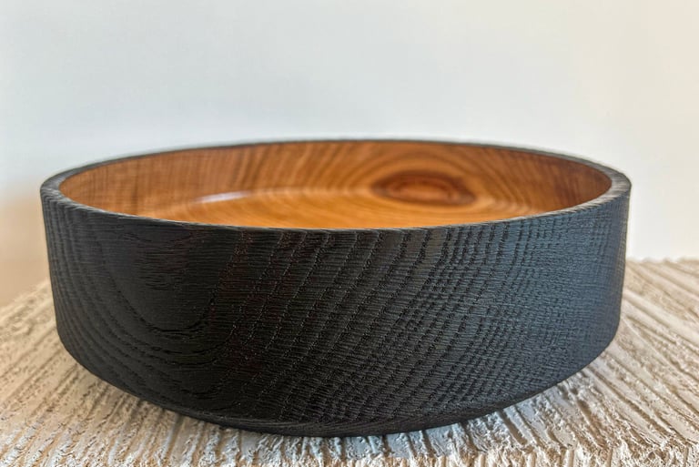 Wabisabi interior design. Wooden bowl. Homeware.
