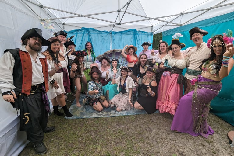 A large group of Spring Splash's Wonderful Pirates!