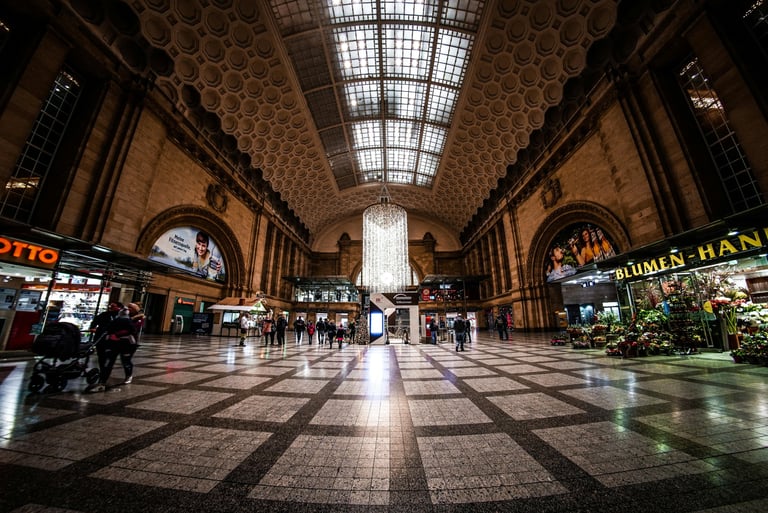 Hauptbahnhof - Städtereise Leipzig