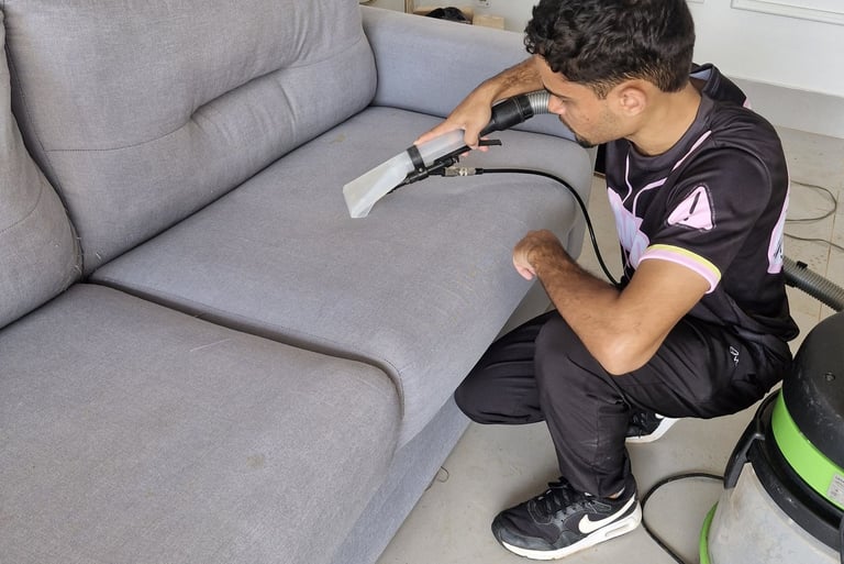 Limpeza e higienização de estofados em Sobradinho DF