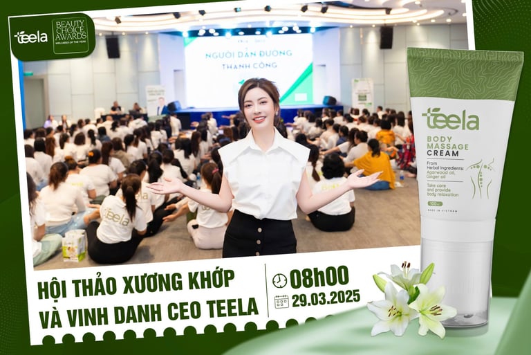 Tuýp Kem Massage Cơ Xương Khớp Teela