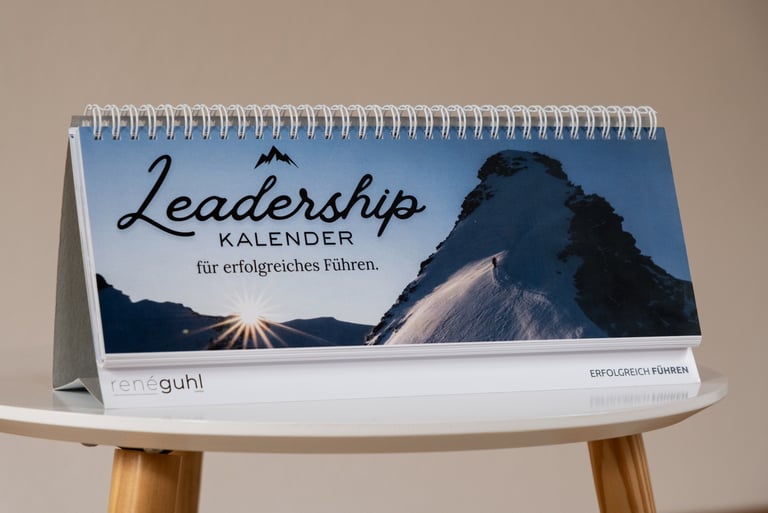 Leadership Kalender, Leadership Training am Schreibtisch für Führungskräfte, Leadership Trainings