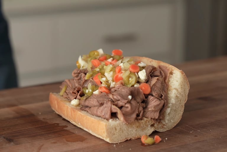 How to Make Classic Chicago-Style Italian Beef Sandwiches at Home